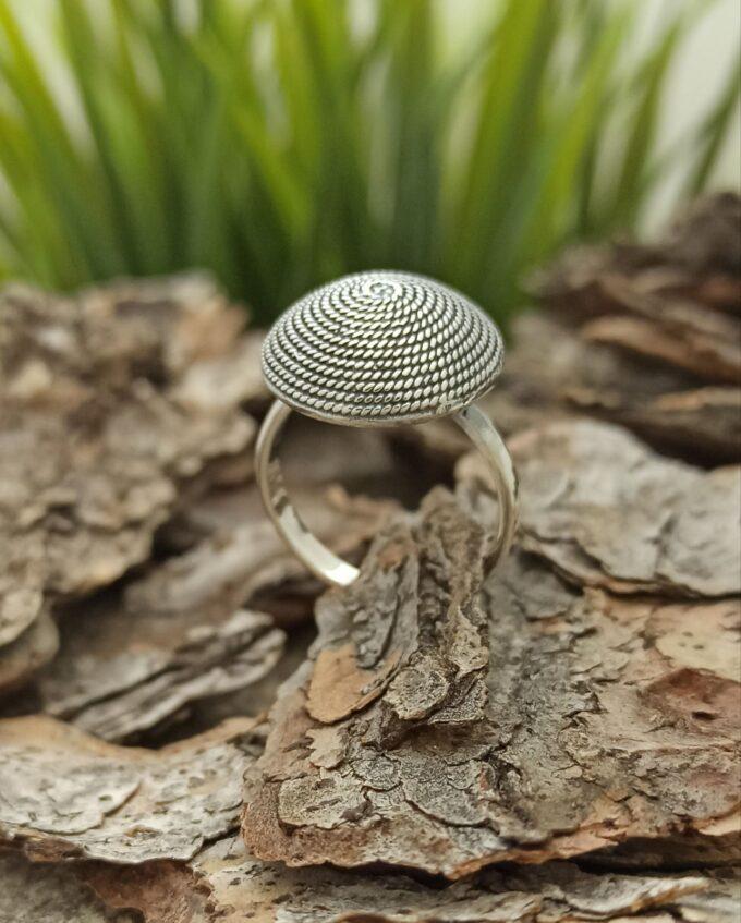 Дамски сребърен пръстен 1359R николас