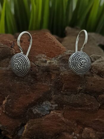 Дамски сребърни обеци на върбило 1362E