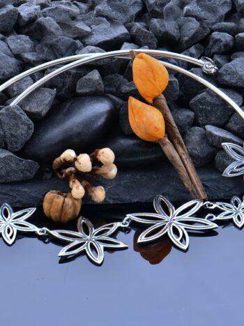 Дамско сребърно колие 