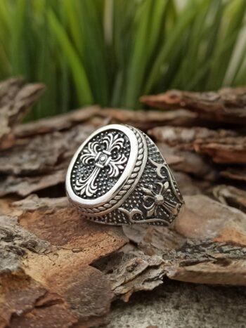 Масивен сребърен пръстен 1389R 