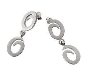 Висящи сребърни обеци 023E