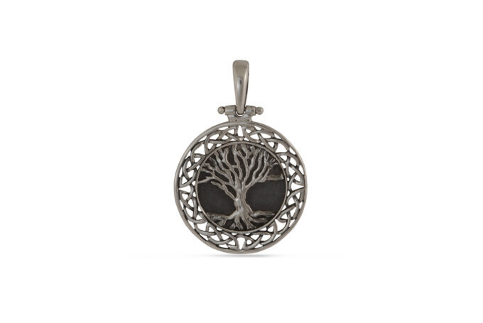 Викингски медальон от сребро "Дърво на живота - "Yggdrasil"  унисекс модел 1424M на Студио Николас