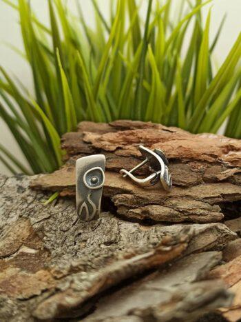 Дамски сребърни обеци 1304E