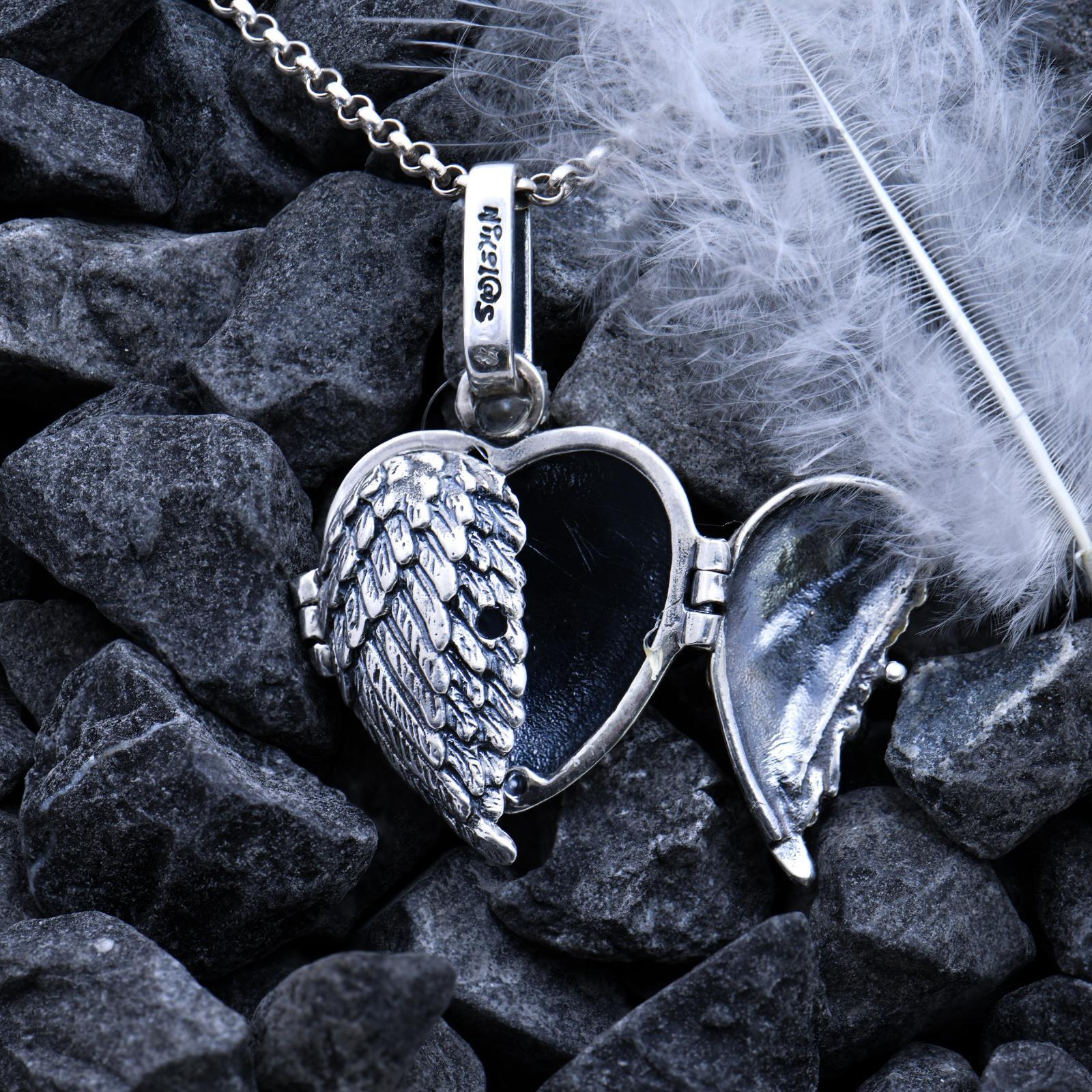 Сребърен медальон "ВИКАЧ НА АНГЕЛИ" 6An