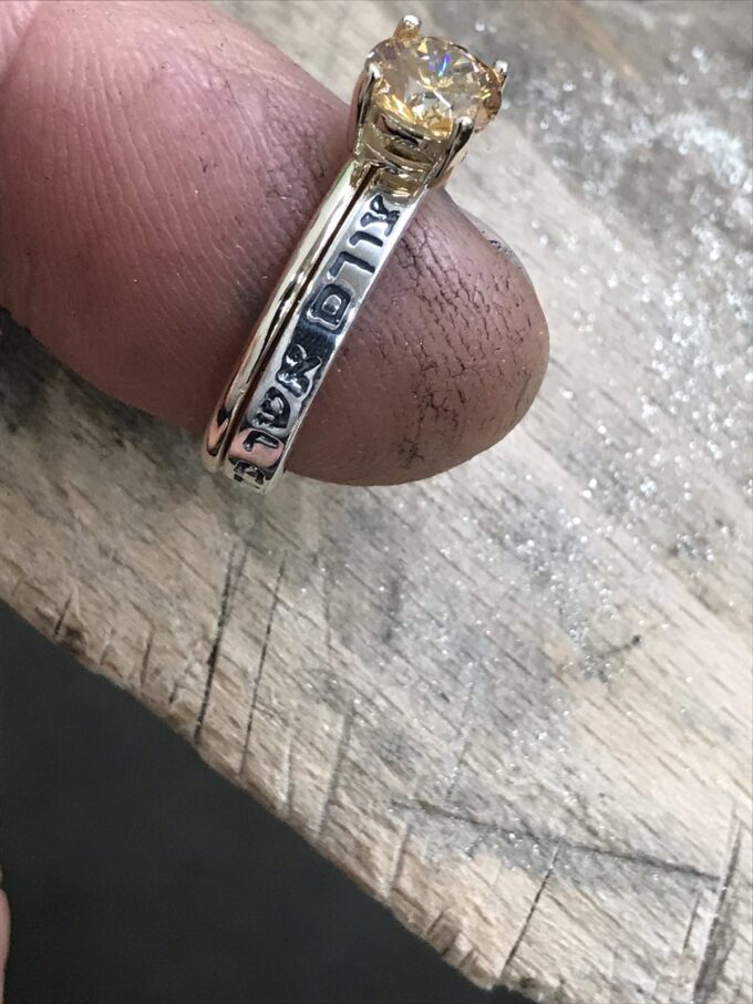 кабала-пръстен-сребро-злато-1459RG