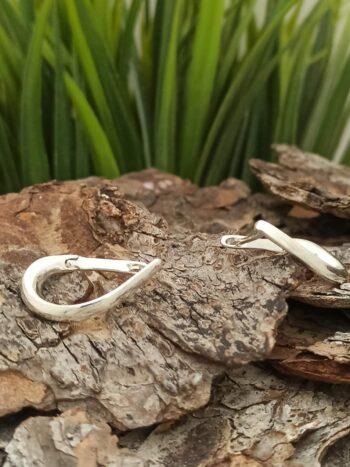 Дамски сребърни обеци 