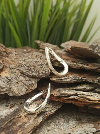 Дамски сребърни обеци 