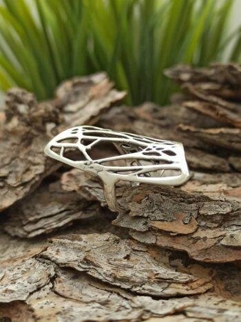 Дамски сребърен пръстен 899R