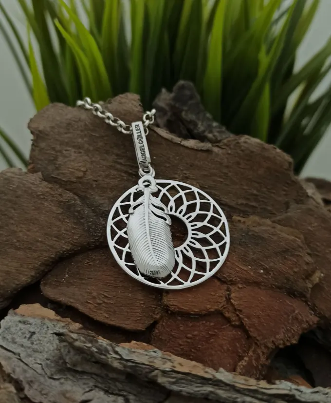 Сребърен медальон "ЛОВЕЦ НА СЪНИЩА" 18A