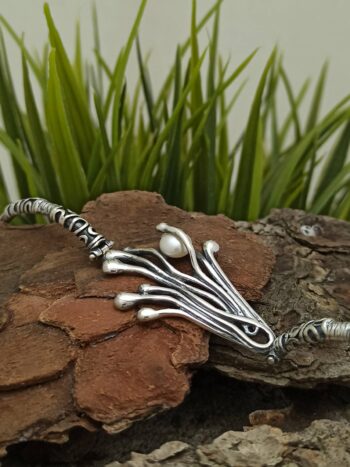 Дамска сребърна гривна