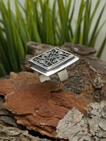 Дамски сребърен пръстен “Филигран”