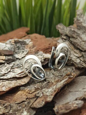 Дамски сребърни обеци 1173E