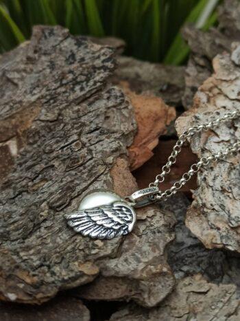 Сребърен медальон „Крила на Ангел“