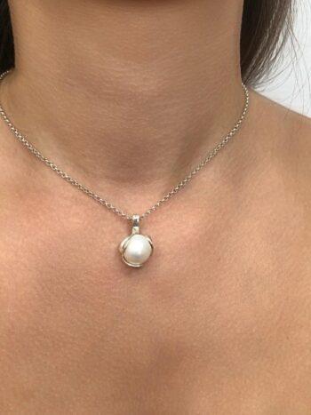 Дамска сребърна висулка 