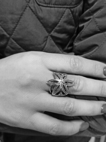 Дамски сребърен пръстен 950R