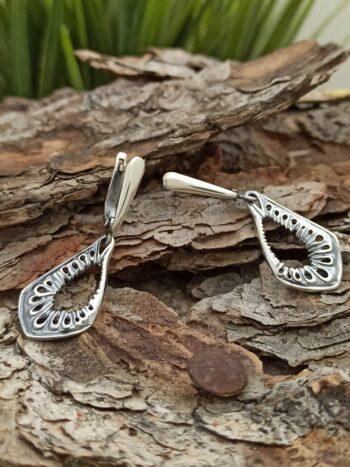 Дамски сребърни обеци