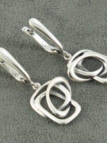 Дамски сребърни обеци 1108E