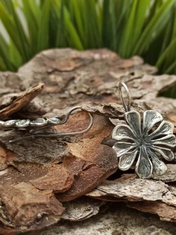 Сребърни обеци 