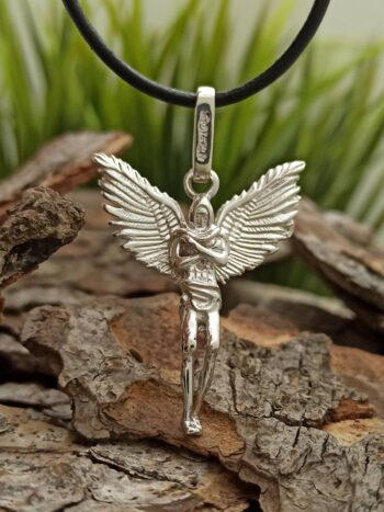 сребърен медальон ANGEL C@LLER