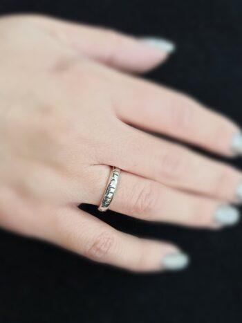 Сребърна халка с молитва 