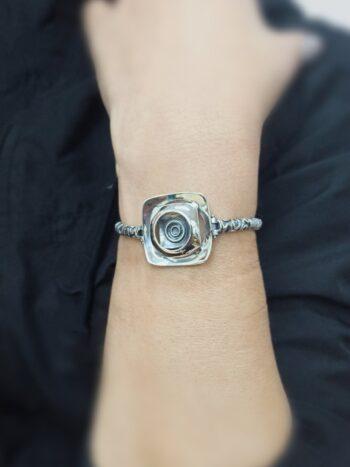 Дамска сребърна гривна 