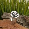Сребърен пръстен "Роза" 593R
