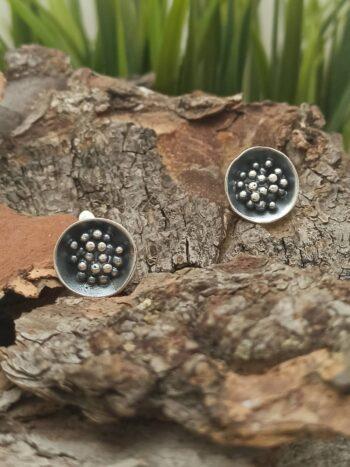 Сребърни обеци 