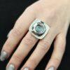 Дамски сребърен пръстен 1158R