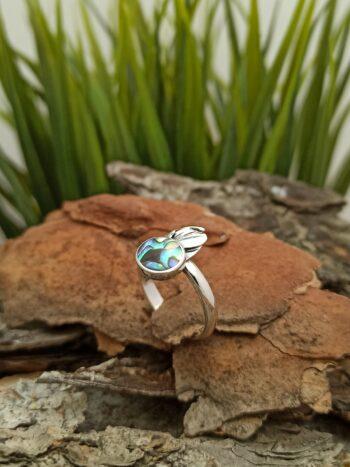 Сребърен пръстен с кралски седеф 1347RK