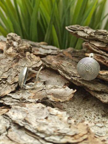 Дамски сребърни обеци 1361E