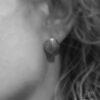 Дамски сребърни обеци 1361E изчистен модел по ухото с прецизна ръчна изработка от Студио Николас.