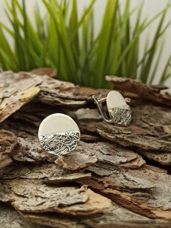 Дамски сребърни обеци 1375E