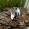 Мъжки сребърен пръстен 473T от трайбъл серията на Nikol@s халка с отвори с прецизна Ръчна изработка Унисекс пръстен сребро проба 925