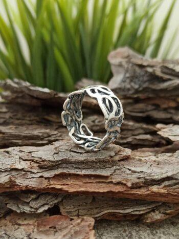 Дамска сребърна халка 908R