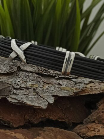 Мъжка сребърна гривна 