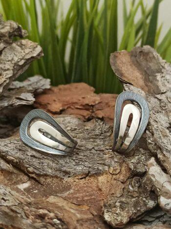 Дамски сребърни обеци 