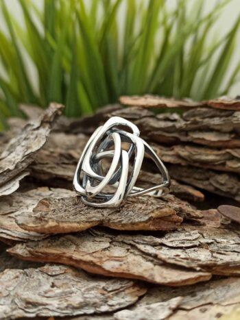 Дамски сребърен пръстен 1109R