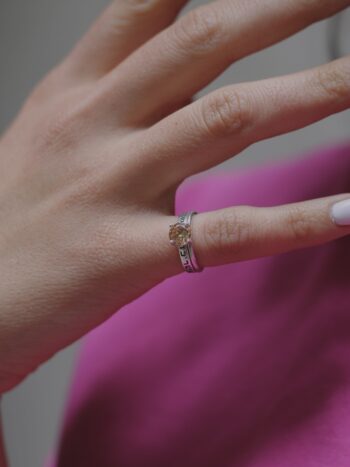 Кабала сребърен пръстен Angel Stone