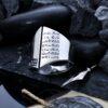 KABBALAH сребърен пръстен с текста на молитва SHEMA ISRAEL 1446R сребърна бижутерия за мъже и жени Студио Николас