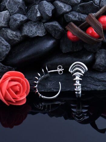 Сребърни обеци 