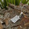 Сребърен медальон „Келтският възел“ 356t