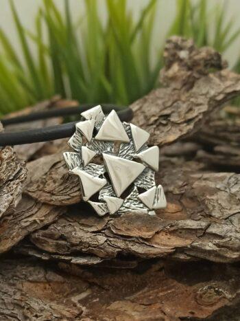 Дамски сребърен медальон 692M