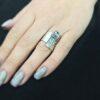 Дамски сребърен пръстен 1302R