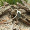 Дамски сребърен пръстен със седеф 1233R