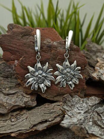 Сребърни обеци 