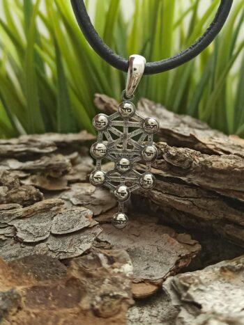 Кабала амулет от сребро СЕФИРОТ ДЪРВОТО на ЖИВОТА най-важен символ на мистичната традиция кабала