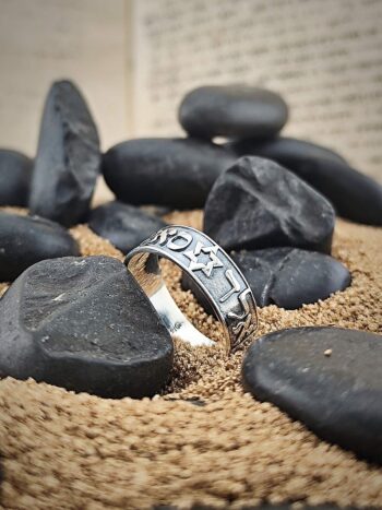 KABBALAH* пръстен за просперитет от сребро