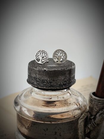 Обеци от сребро „Дървото на живота”