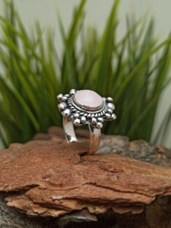 Сребърен пръстен с планински кристал 1213EP