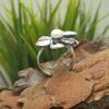 Дамски сребърен пръстен "Нарцис" 1502RB